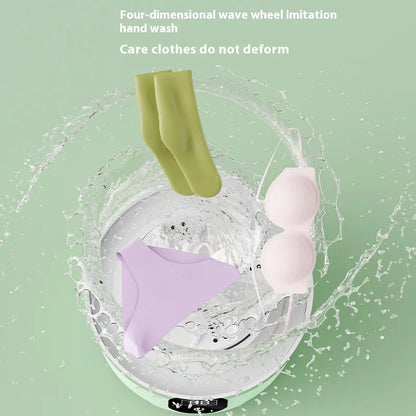 Portable Mini Washing Machine – Compact Laundry Washer for Travel, Dorms & Apartments