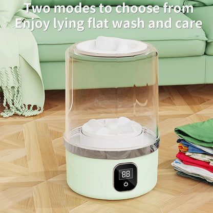 Portable Mini Washing Machine – Compact Laundry Washer for Travel, Dorms & Apartments