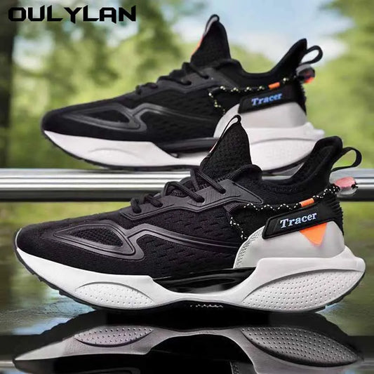 Oulylan Men’s Casual Sneakers – Breathable Mesh Running & Sports Shoes