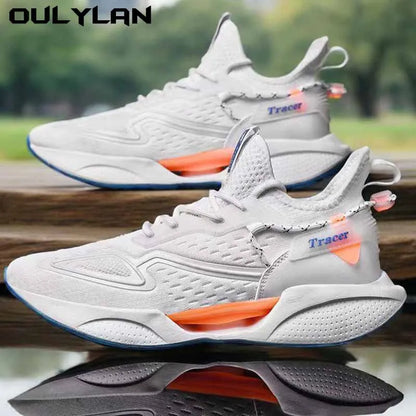 Oulylan Men’s Casual Sneakers – Breathable Mesh Running & Sports Shoes