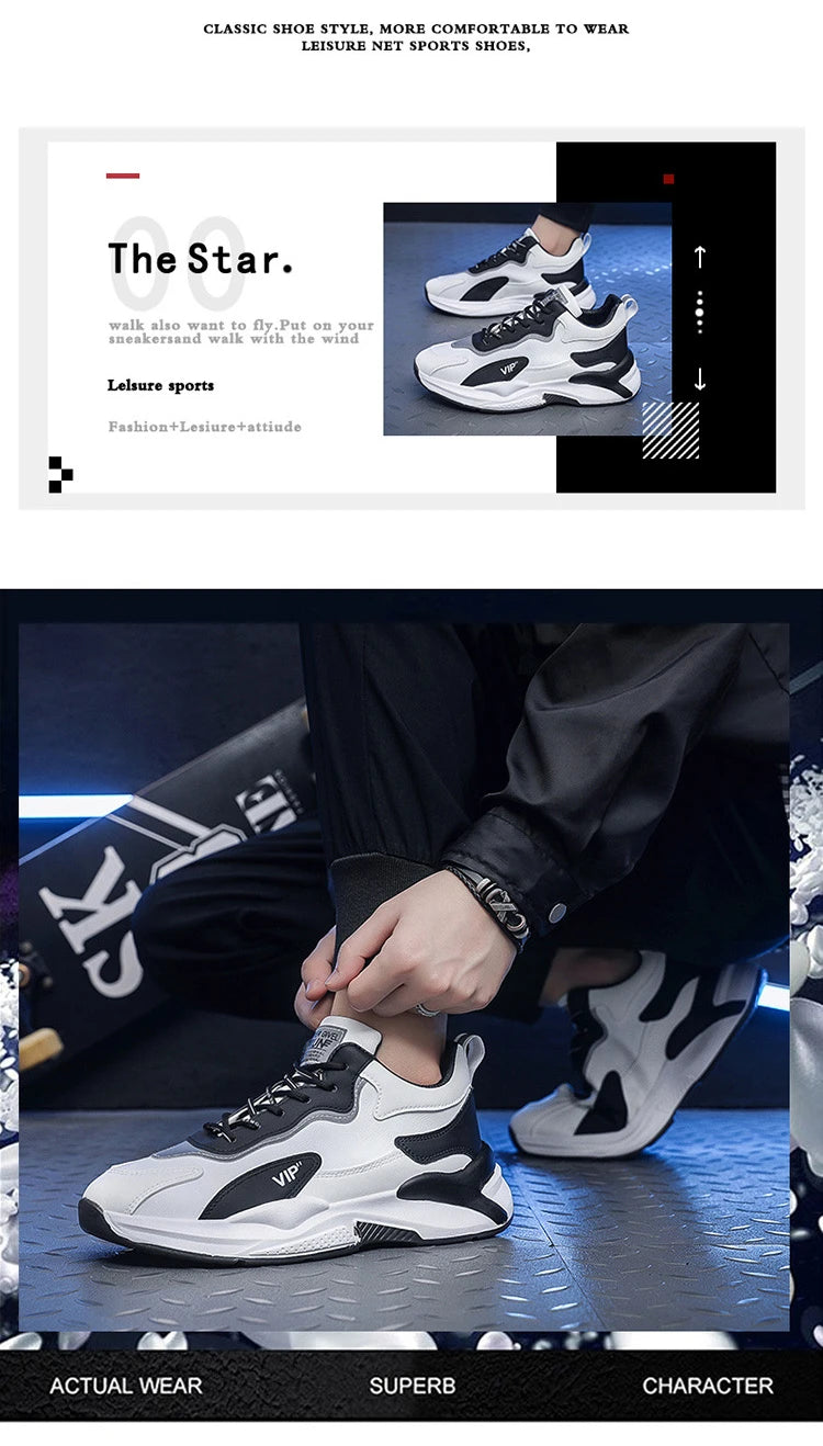 Designer Men’s Sneakers – Casual, Lightweight & Trendy